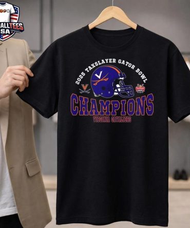 2025 Gator Bowl December Champions Virginia Cavaliers Football The Champions 2025 Taxslayer Gator Bowl Helmet Unisex Shirt