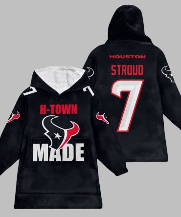 2025 H-Town Made Stroud 7 Houston Blanket Hoodie