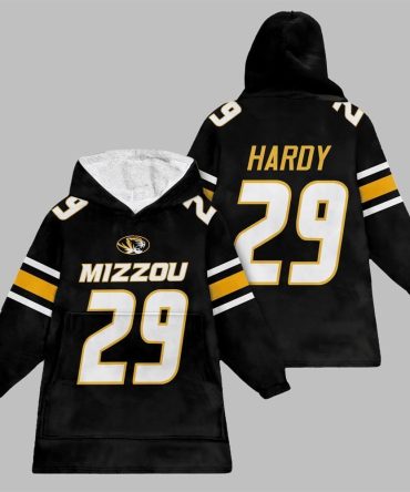 2025 Hardy 29 Missouri Football Blanket Hoodie