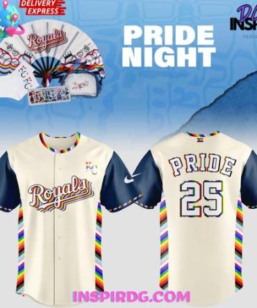 2025 Kansas City Royals Pride Night Special Baseball Jersey