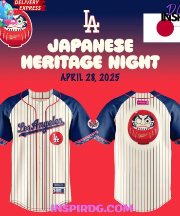 2025 Los Angeles Dodgers Japanese Heritage Night Baseball Jersey
