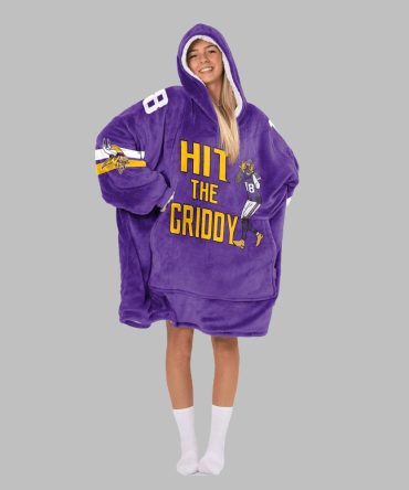 2025 Minnesota Hit The Griddy Jefferson Blanket Hoodie
