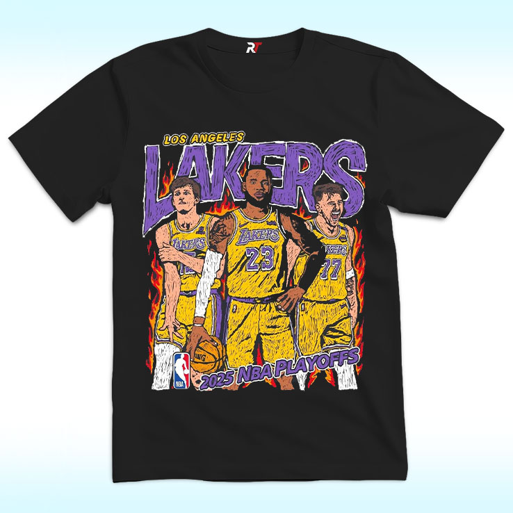 2025 Nba Playoffs Lakers Trio Shirt