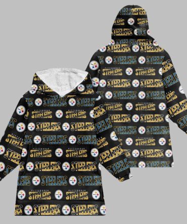 2025 Pittsburgh Football Blanket Hoodie