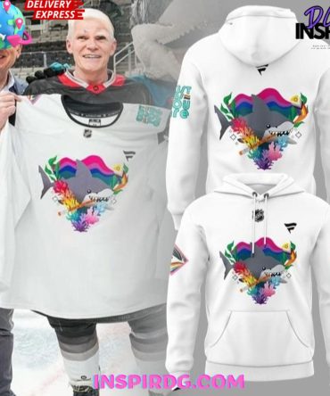 2025 Pride Night San Jose Sharks All Over Print Hoodie, 3D Hoodie