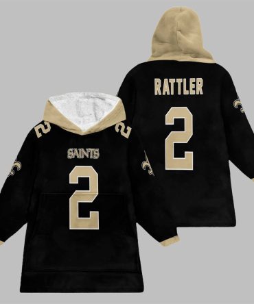 2025 Rattler 2 New Orleans Football Blanket Hoodie