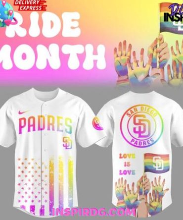 2025 San Diego Padres Pride Month Special Baseball Jersey