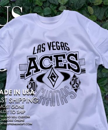 2025 Wnba Champs Las Vegas Aces Basketball Shirt