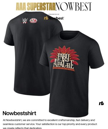 2025 Wwe Faby Apache Aaa Superstar 2 Sided Shirt