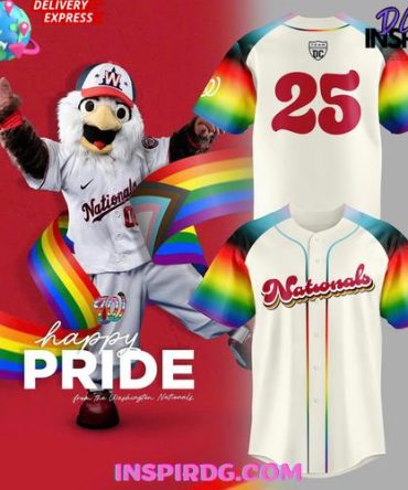 2025 Washington Nationals Pride Celebration Baseball Jersey