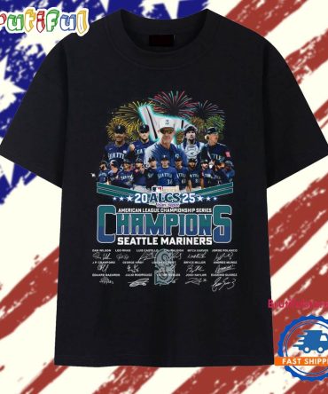 2025 Alcs Champions Seattle Mariners Baseball Vintage T Shirt