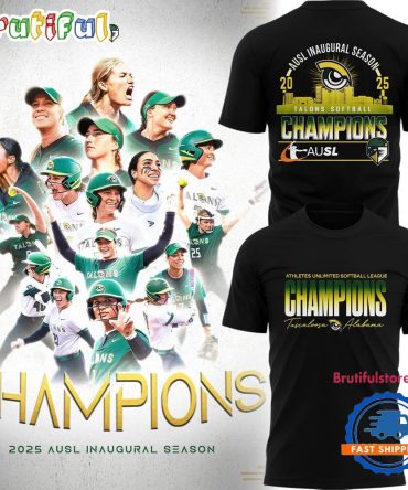 2025 Ausl Inaugural Season Champions Talons Softball 3D Shirt
