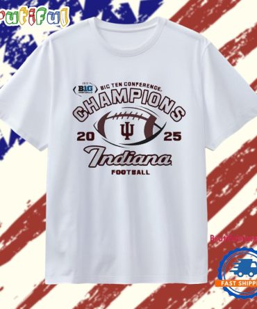 2025 Big Ten Conference Champions Indiana Hoosiers Football T Shirt