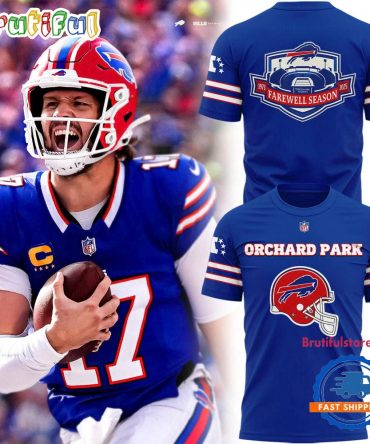 2025 Buffalo Bills Red Helmets Back T Shirt