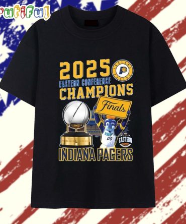 2025 Eastern Conference Champions Finals Indiana Pacers Mascot T Shirt