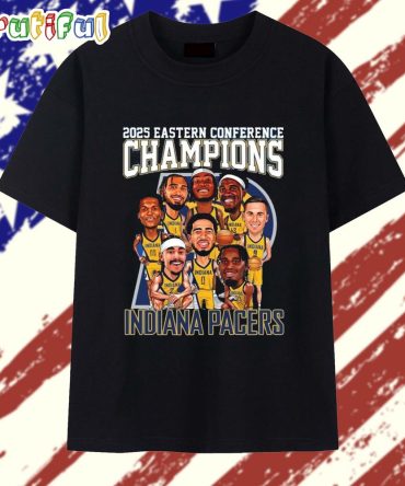 2025 Eastern Conference Champions Indiana Pacers Team T Shirt