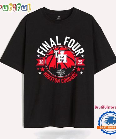 2025 Final Four Houston Cougars Basketball T-Shirts