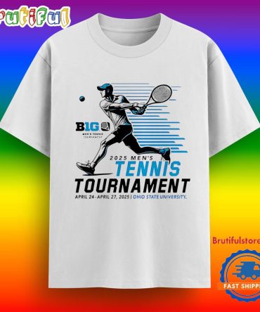 2025 Men’S Tennis Tournament Big Ten T Shirt