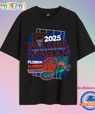 2025 National Champions Florida Basketball Logo Mascot T Shirt