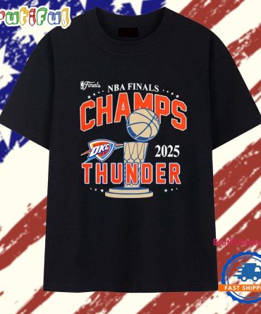 2025 Nba Finals Oklahoma City Thunder Champs T Shirt