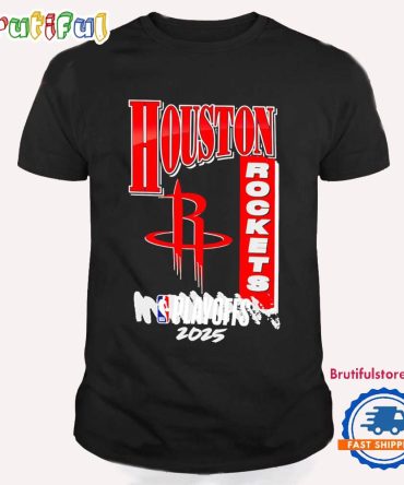 2025 Nba Playoffs Houston Rockets Vintage T Shirt