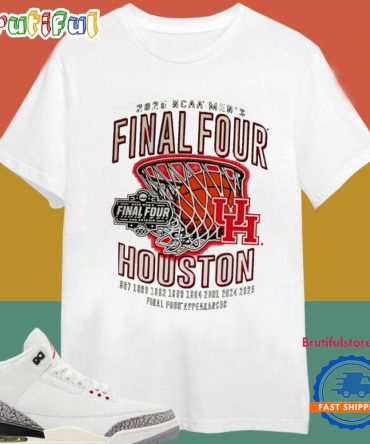 2025 Ncaa Mens Final Four 7 Appearances Houston Cougars T Shirt