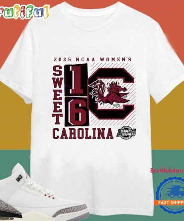 2025 Ncaa Womens Basketball Sweet 16 South Carolina Gamecocks T-Shirts