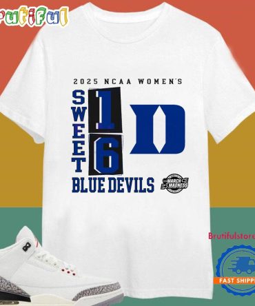 2025 Ncaa Womens Sweet 16 Duke Blue Devils Basketball T-Shirts