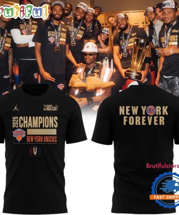 2025 New York Knicks Nba Cup Champions T Shirt