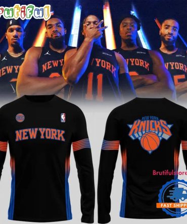 2025 New York Knicks Statement Edition Long Sleeve Shirt