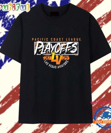 2025 Pacific Coast League Playoffs Las Vegas Aviators T Shirt