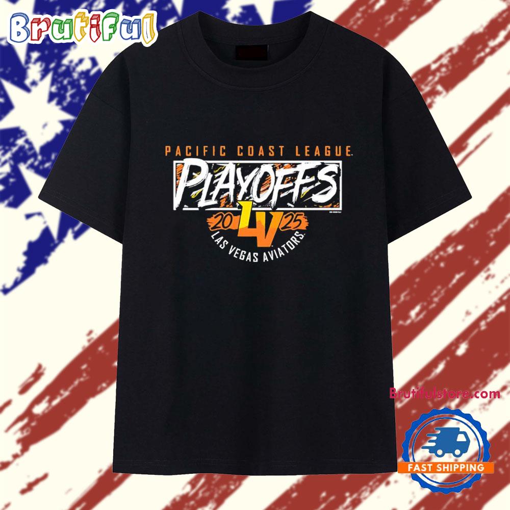 2025 Pacific Coast League Playoffs Las Vegas Aviators T Shirt