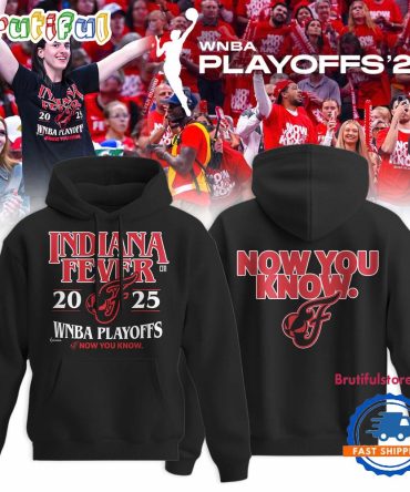 2025 Play Offs Indiana Fever Now You Know Limited Edition Hoodie