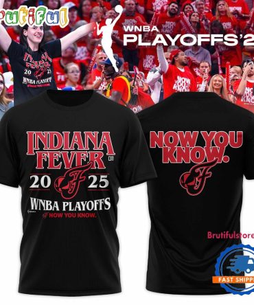 2025 Play Offs Indiana Fever Now You Know Limited Edition T Shirt