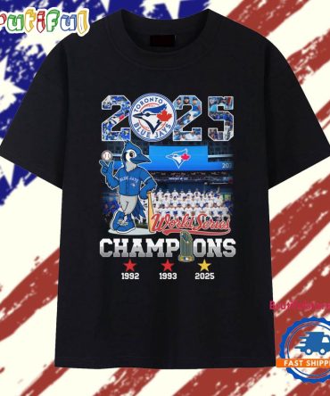 2025 Toronto Blue Jays World Series Champions Mascot T Shirt