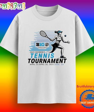 2025 Women’S Tennis Tournament Big Ten T Shirt