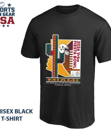 2026 Vrbo Fiesta Bowl – Miami Hurricanes Cfp Semifinal T-Shirt