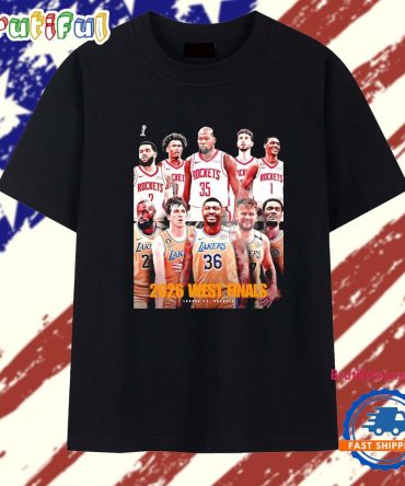 2026 West Finals Los Angeles Lakers And Houston Rockets T Shirt
