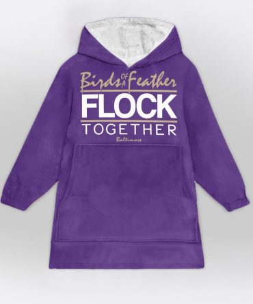 Flock Together Blanket Hoodie