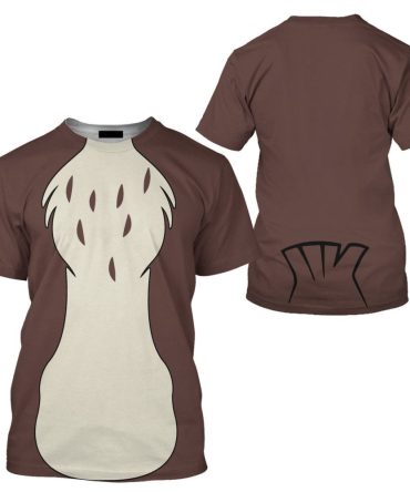 Dn T-Shirt Owl Winnie The Pooh Costume T-Shirt Brown Unisex Adults New Release