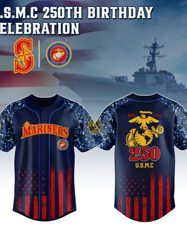 Special Edition 2025 U.S.M.C 250Th Birthday Celebration X Seattle Mariners