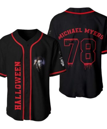 Halloween Michael Myers 78 Baseball Jersey - Horror Movie Fan Apparel