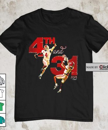 4Th And 31 Jalen Milroe And Will Anderson Jr Alabama Crimson Tide 27 24 Final Shirt