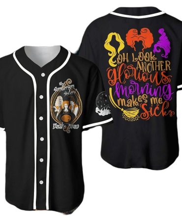 Vintage Witch Baseball Jersey - Spooky Style Halloween Shirt For Fans