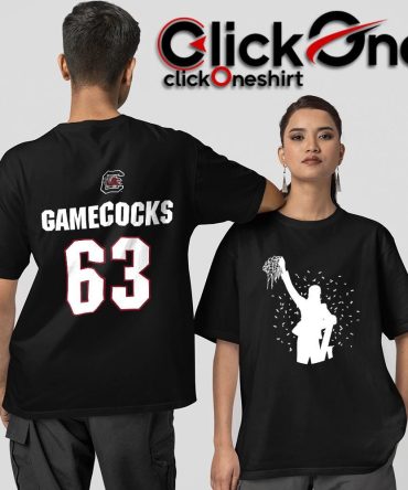 63 South Carolina Gamecocks Women'S Basketball Two-Sided T-Shirt