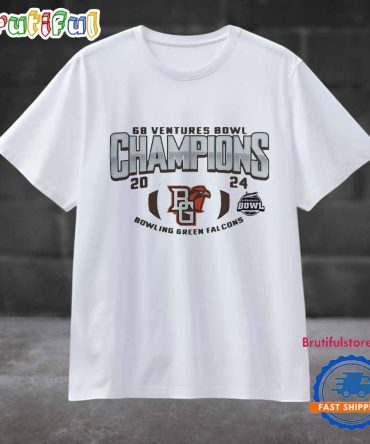 68 Ventures Bowl Champions 2024 Bowling Green Falcons T Shirt