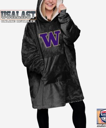 Washington Huskies Ncaa Blanket Hoodie Hoodie Blanket