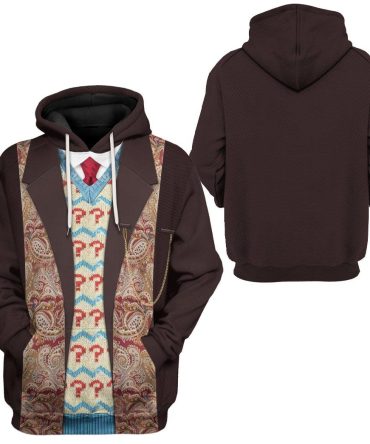Doctor Who Hoodie Doctor Who 7Th Suit Costume T-Shirt Brown Unisex