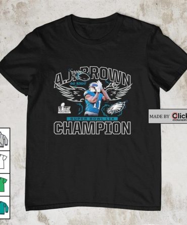 A.J. Brown Philadelphia Eagles Super Bowl Lix Champions Signature Shirt