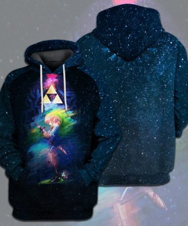 Legend Of Zelda T-Shirt Galaxy Link Swordmaster Triforce T-Shirt Legend Of Zelda Hoodie